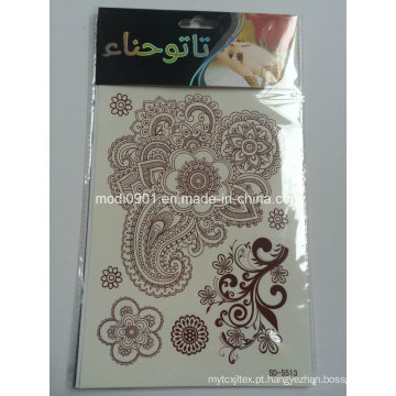 Hotsale Novo Design Design Personalizado Adesivos Tattoo Flash Metallic Tattoo